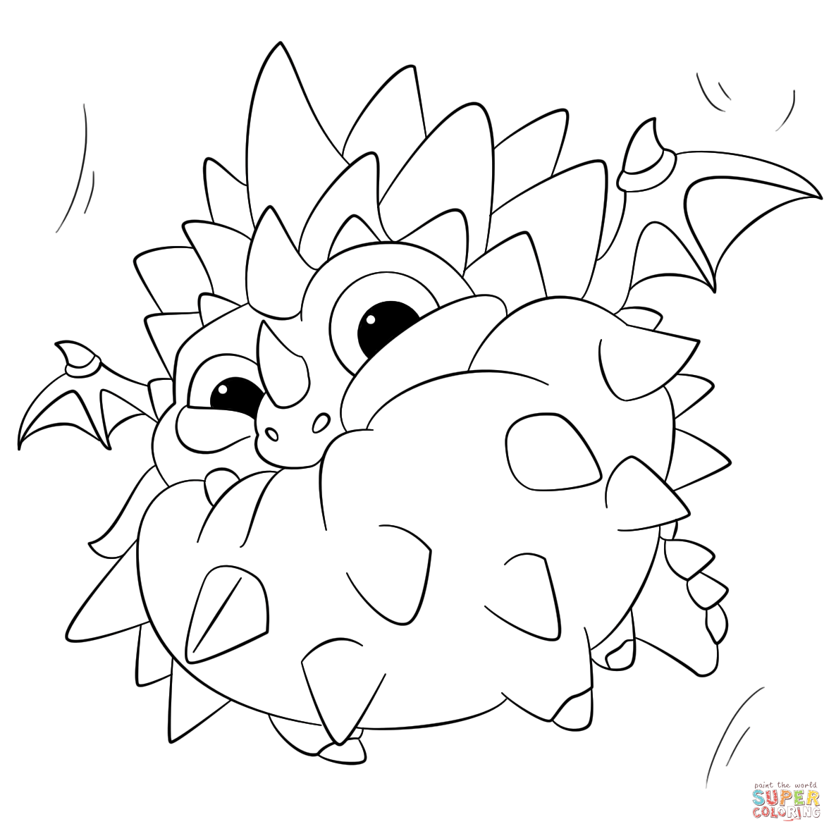 1186x1186 Skylanders Swap Force Pop Thorn Coloring Page Free Printable