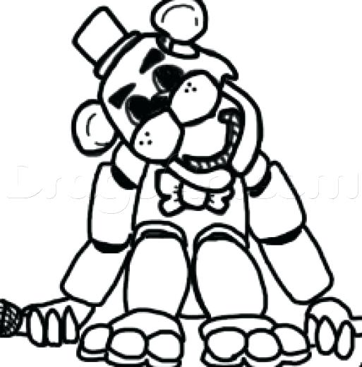 513x520 Five Nights At Freddys Coloring Pages As Well As Learn How To Draw