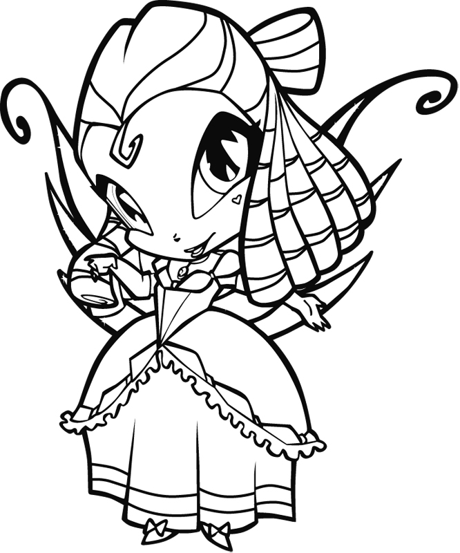 666x800 Winx Club Pop Pixie Coloring Pages, Pixie Art 3 Az Coloring Pages