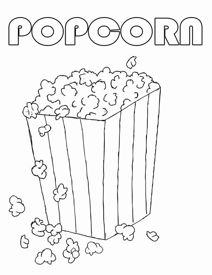 736x953 Popcorn Coloring Pages For Kids Collection Happy Shopkins Shoppies