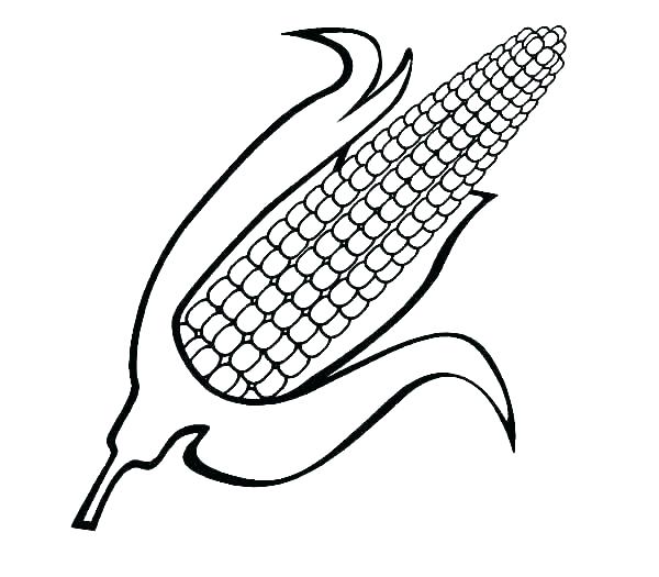 600x525 Popcorn Kernel Coloring Page Popcorn Kernel Coloring Page Awesome