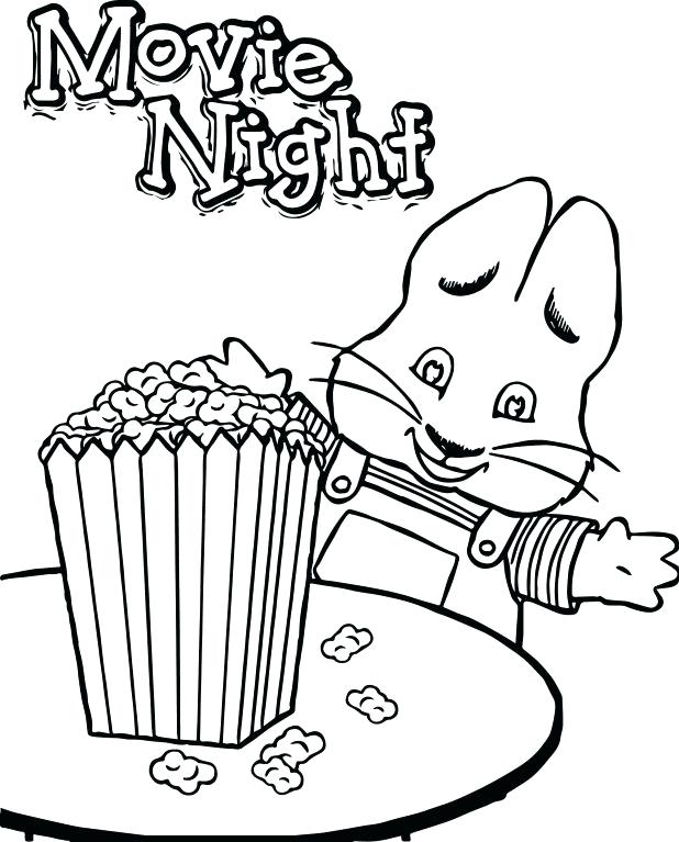 618x767 Popcorn Kernel Coloring Sheet Kids Coloring Coloring Excellent Max