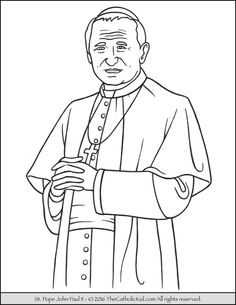 236x305 Pope Benedict Xvi Coloring Page Pope Coloring Pages