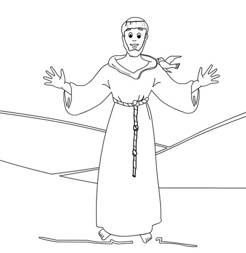 Pope Francis Coloring Page