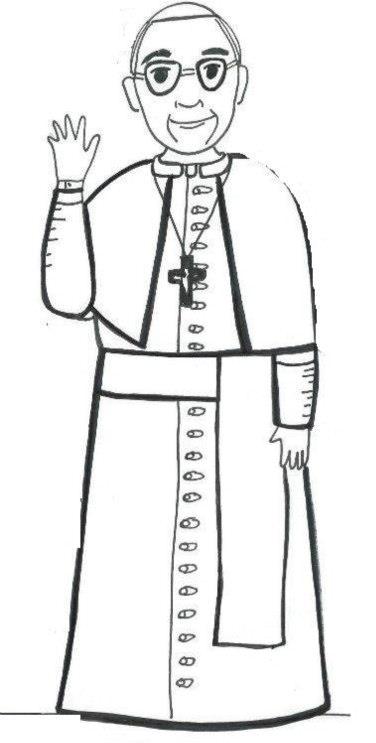 376x743 Pope Francis Coloring Pages Pope Francis