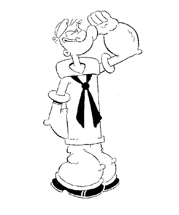 700x840 18 Best Popeye Images On Coloring Books, Colouring