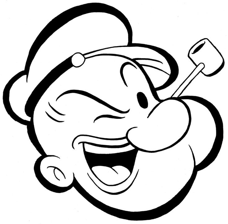 736x724 Popeye The Sailor Man Coloring Pages 361478