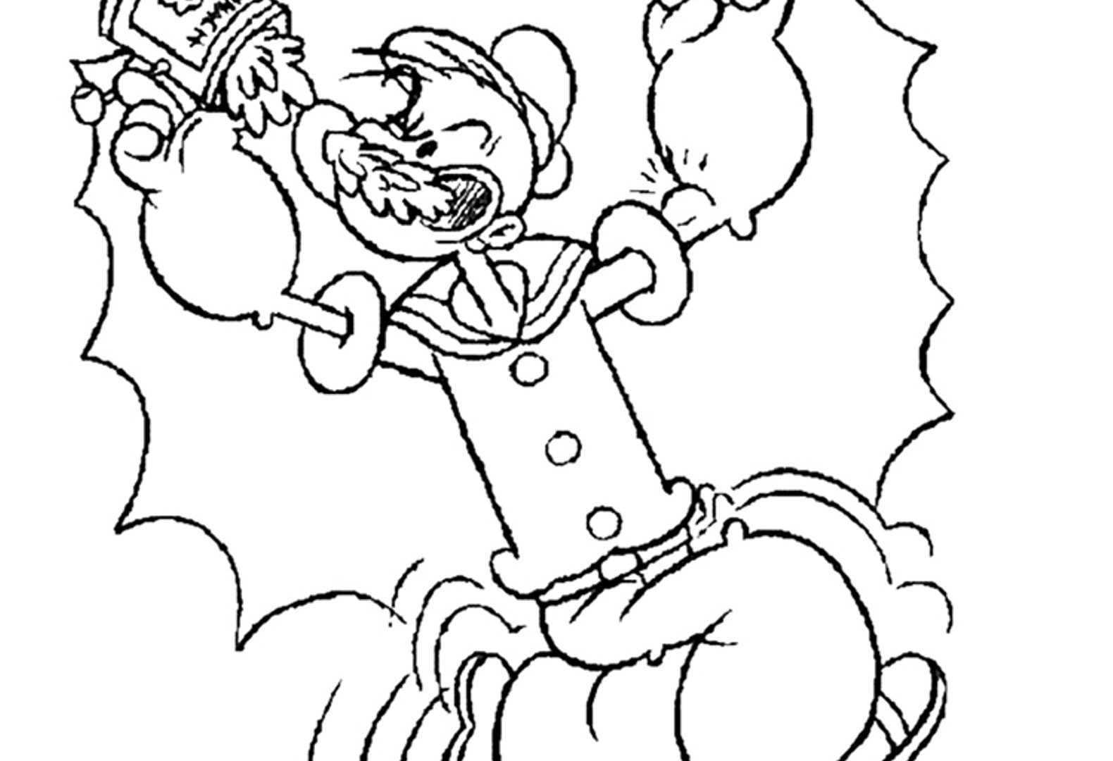 1580x1080 Popeye The Sailor Man Coloring Pages General Sheets Colorng Page