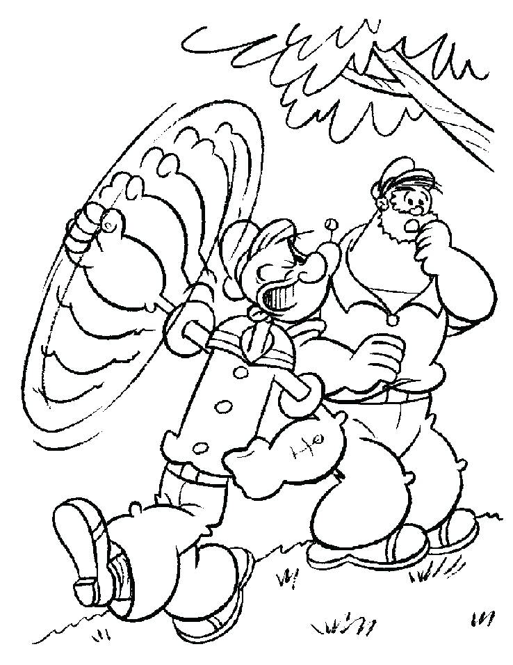 738x956 Popeye Coloring Pages Coloring Pages 7 Popeye The Sailor Man