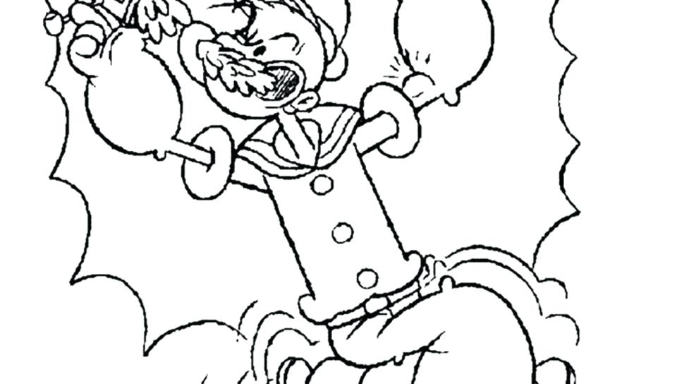 960x544 Popeye Coloring Pages Funny Olive Coloring Page Popeye The Sailor