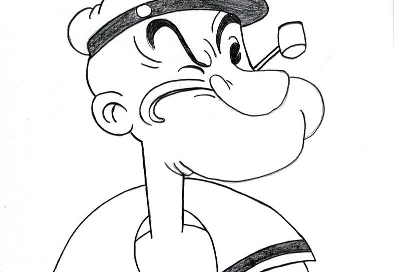 787x544 Popeye Coloring Pages The Sailor Man General Page Color Book High