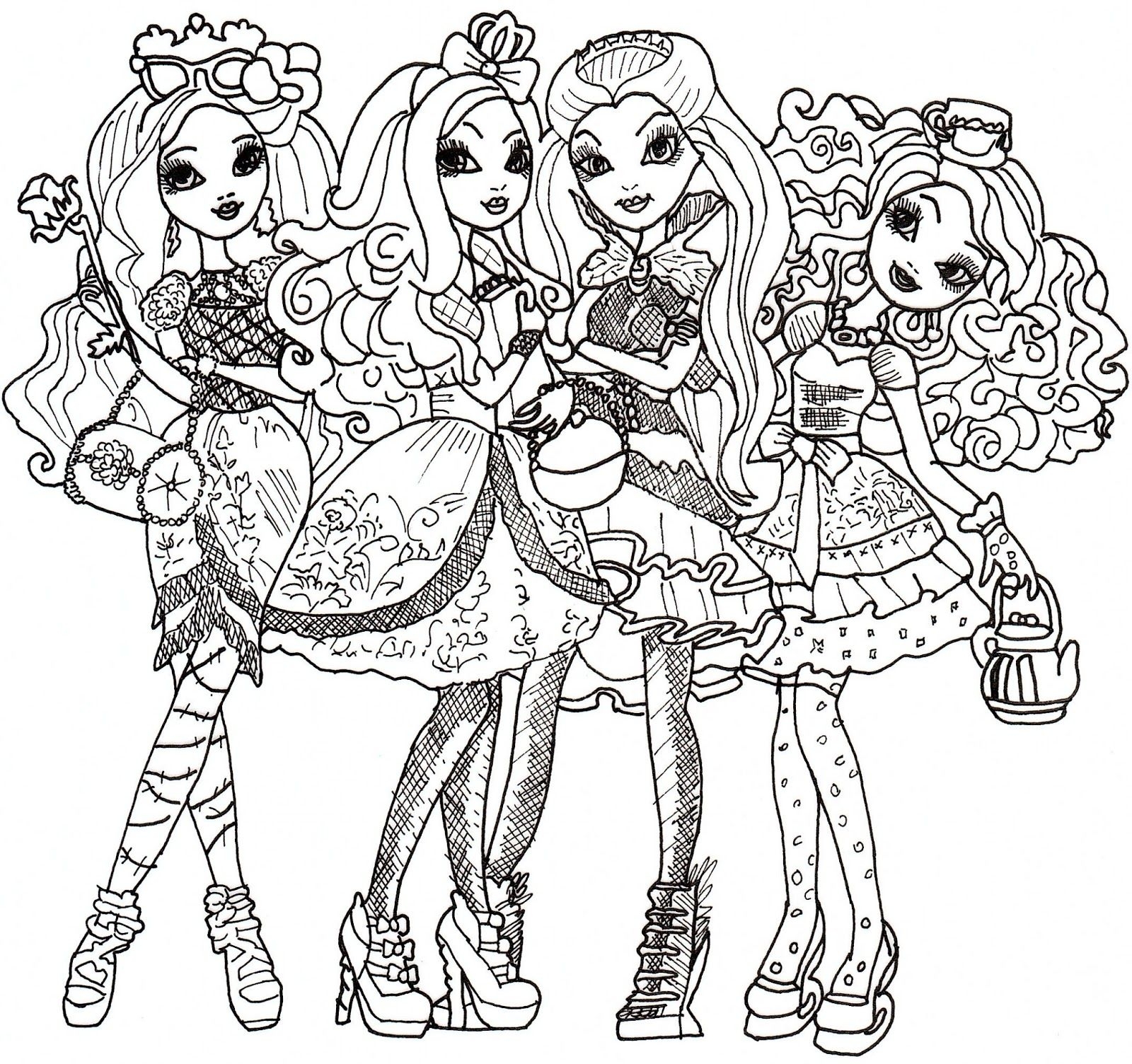 1600x1504 Poppy Coloring Page Ever After High Coloring Sheet Gallery