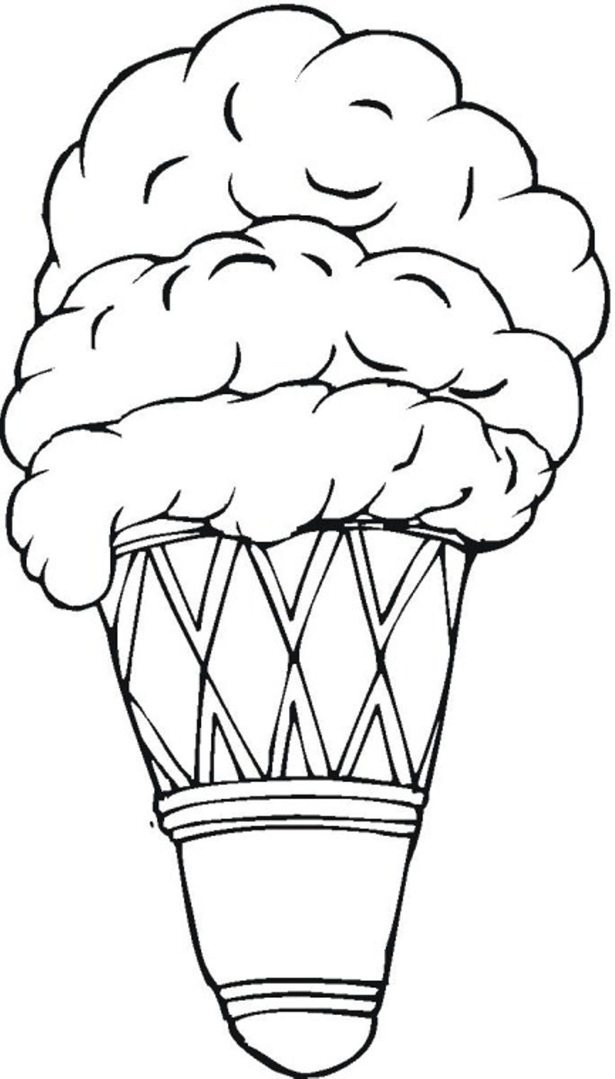 1207x2119 Cone Ice Cream Coloring Pages Foods Of At Popsicle Page