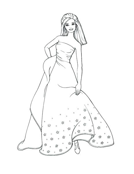 464x600 Barbie Princess Popstar Coloring Pages Click The Page Printable B