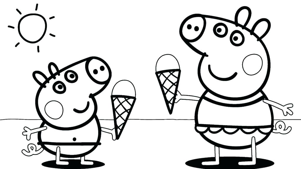 1024x576 Piggy Coloring Pages Porky Pig Coloring Pages Printable Pig