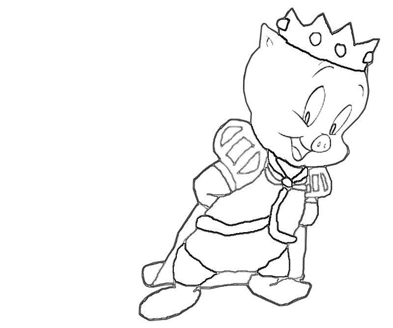 800x667 Porky Pig 10 Coloring Crafty Teenager