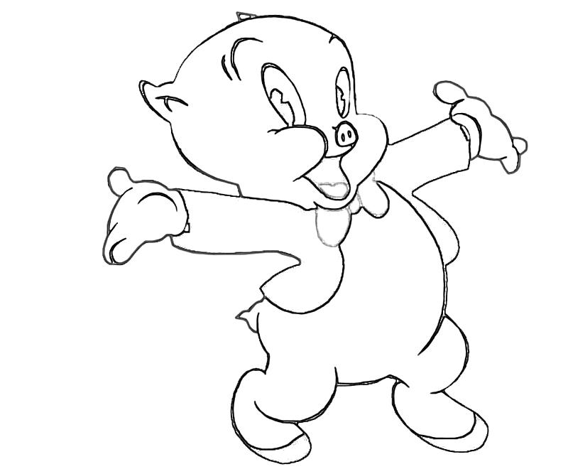 800x667 The Pig Coloring Pages