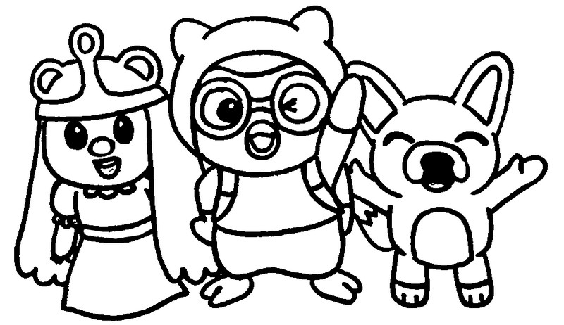 800x462 Pororo Coloring Pages