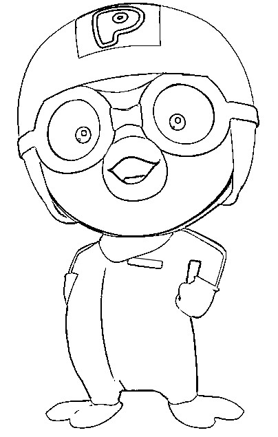 404x635 Coloring Page Pororo Pororo The Little Penguin 1