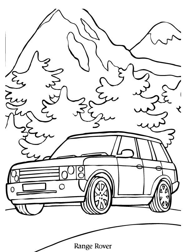 595x803 Print Range Rover Kleurplaat Coloring Collection