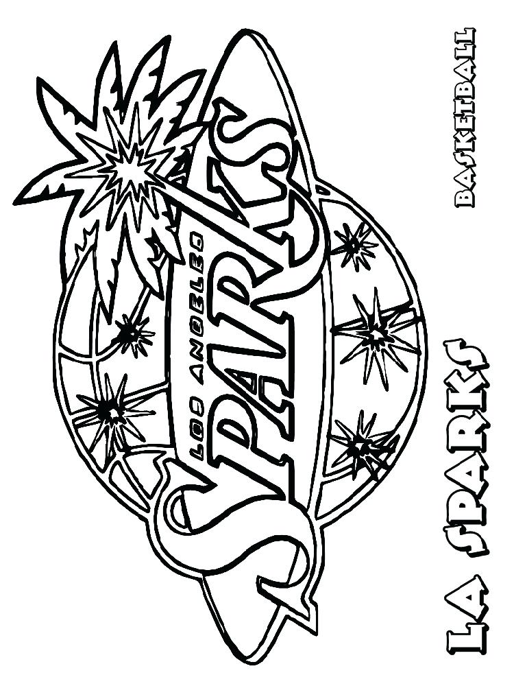 750x1000 Nba Coloring Sheets Everychatco Nba Coloring Sheets Spurs Logo