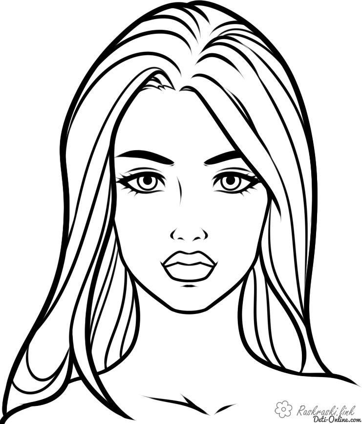 741x867 Pictures Portrait Coloring Page,