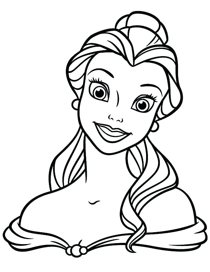 670x867 Princess Belle Coloring Pages Coloring Page Of Princess Belle