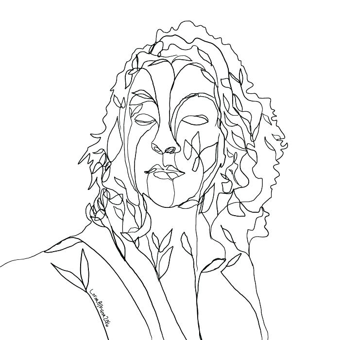 700x700 Self Portrait Coloring Page Self Portrait Coloring Page Coloring