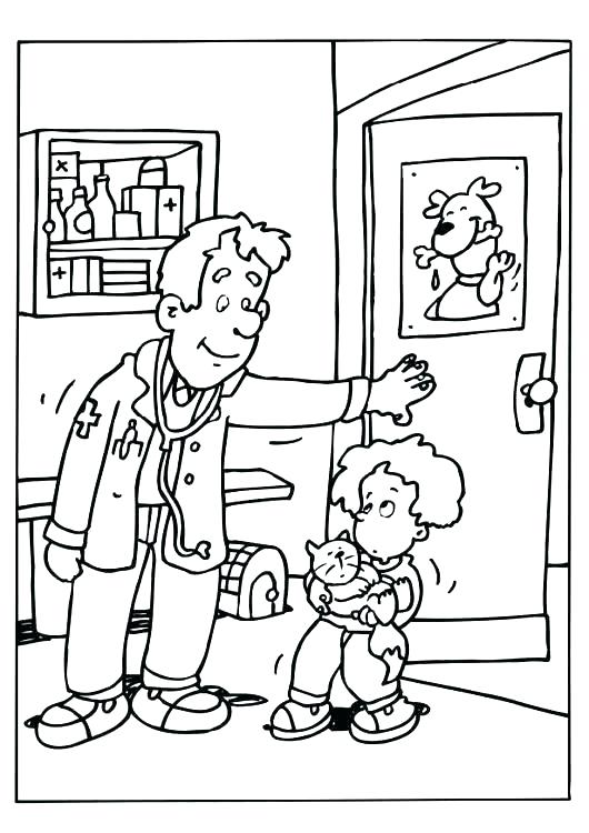 530x750 Postman 3 Coloring Page Post Office School Postman 3 Coloring Page