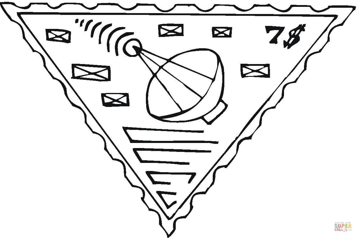 1200x799 Radio Telescope Postage Stamp Coloring Page Free Printable