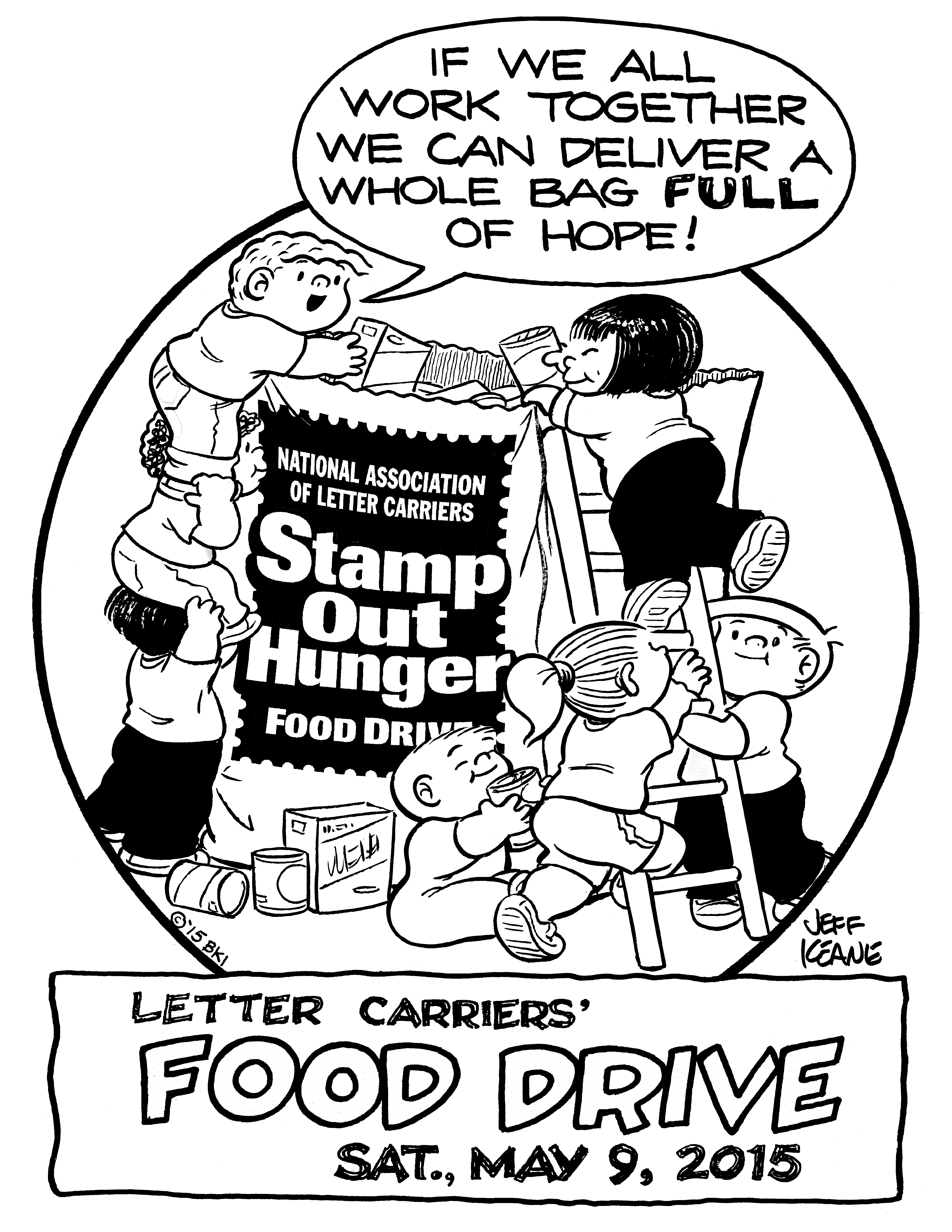 5100x6600 Stamp Out Hunger Coloring Page For Kids Your Postal Blog