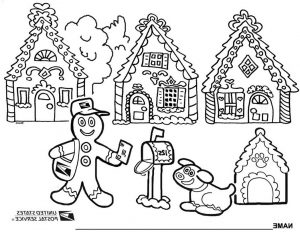 300x232 Free Post Office Coloring Pages Colouring Preschool Building