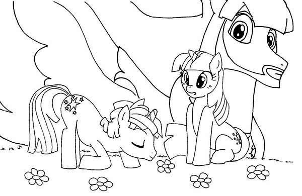 600x390 My Little Pony Poster Coloring Page