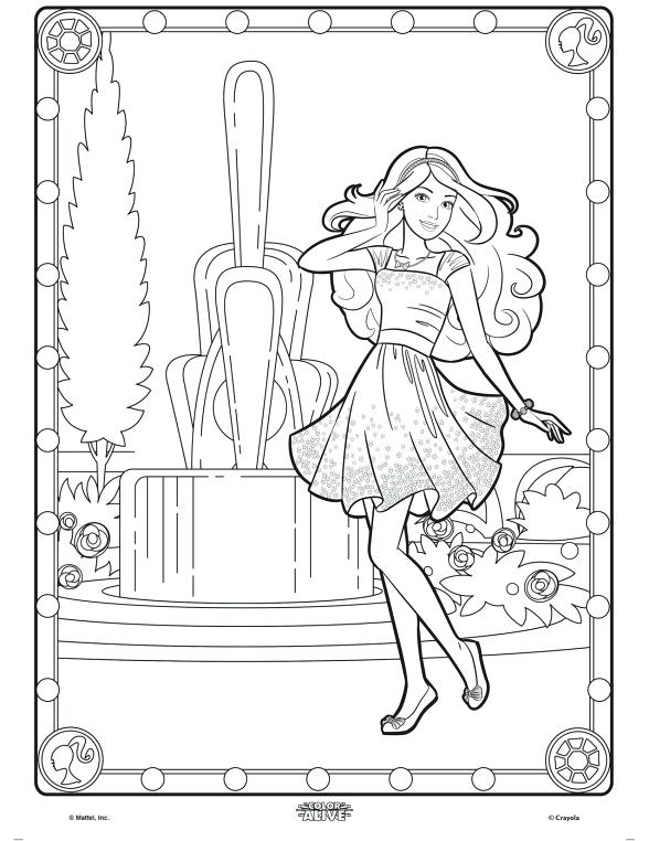 588x762 Paginas De Color Barbie A Pot Of Gold Coloring Page Paginas Para