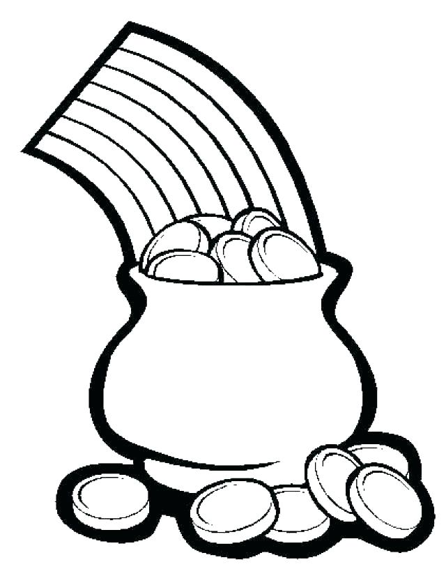 640x816 Pot Of Gold Coloring Free Pot O Gold Coloring Page Pot Of Gold