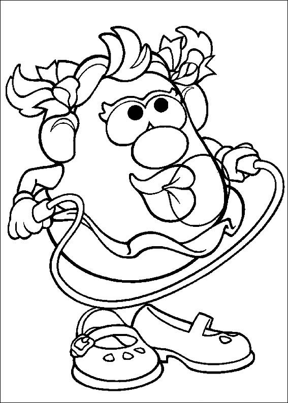 567x794 Kids N 57 Coloring Pages Of Mr. Potato Head