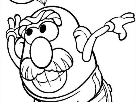 440x330 Mr Potato Head Coloring Page 16 Mr Potato Head Coloring Page Mr