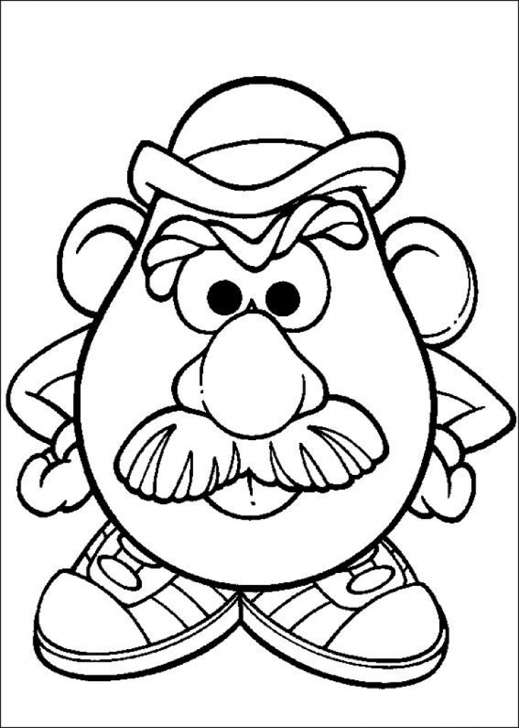 731x1024 Mr Potato Head Coloring Sheet Kids N Fun 57 Coloring Pages Of Mr