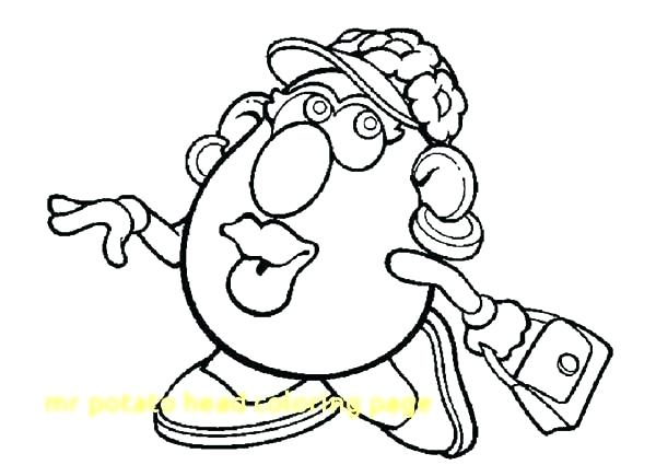 600x425 Coloring Mr Potato Head Coloring