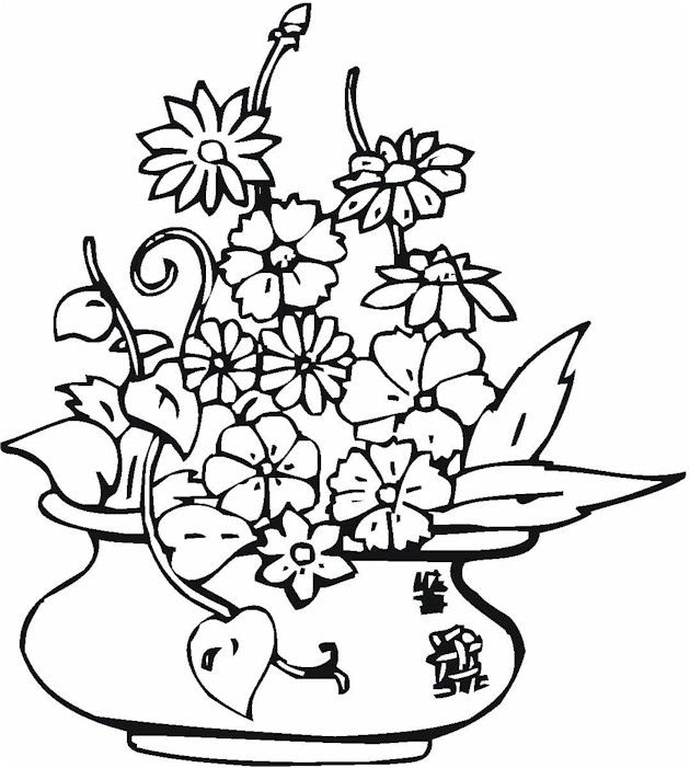 Pottery Coloring Pages