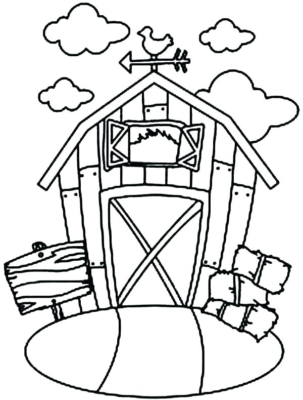 600x790 Barn Coloring Pages Printable Pictures Page Swallow Barn Coloring