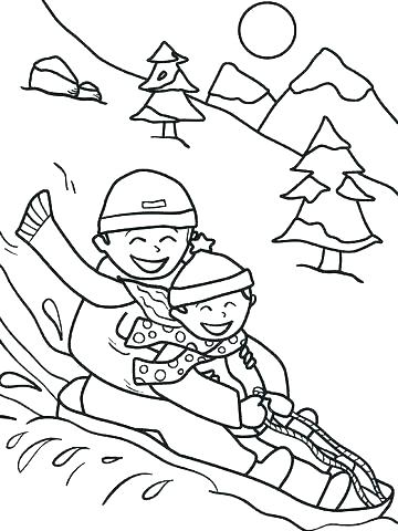360x480 Potty Training Coloring Pages Racing Coloring Pages Sledding