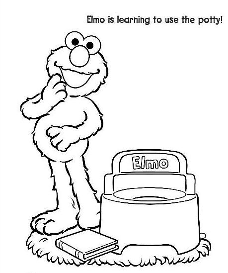 459x549 Elmo Potty Coloring Page Potty Training 101 Elmo