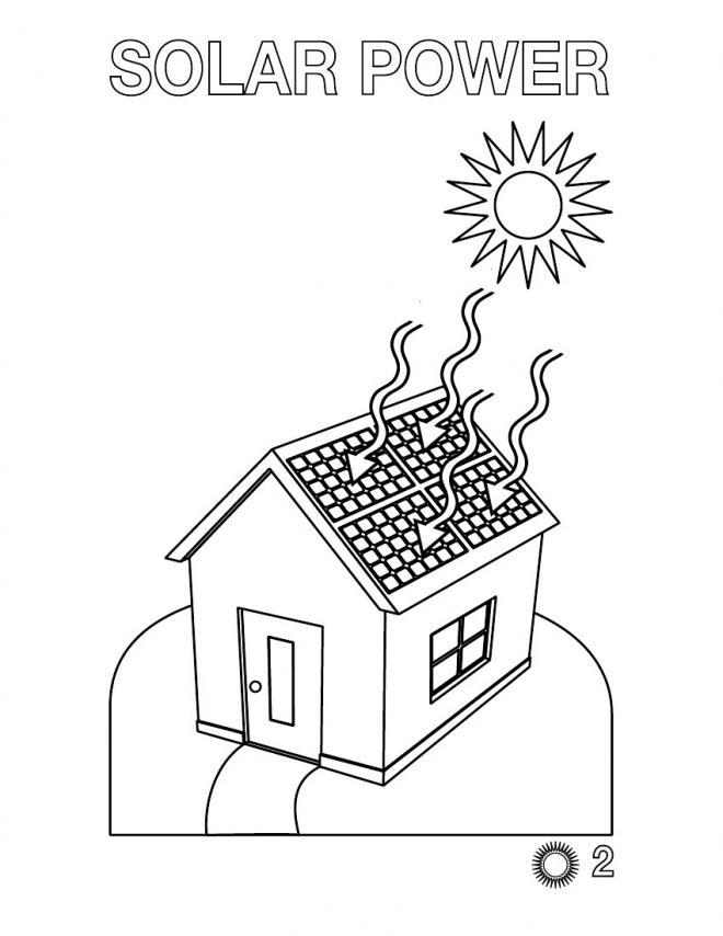 660x854 Energy Conservation Coloring Pages