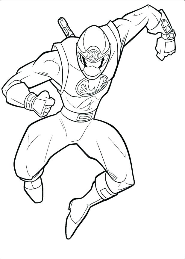 618x865 Power Rangers Samurai Zords Coloring Pages Charge Red Ranger