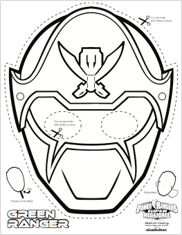 263x340 Super Mega Power Rangers Printable Coloring Masks Trinton