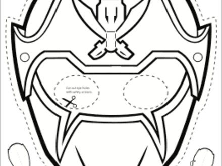 440x330 Super Mega Power Rangers Printable Coloring Masks All, Power