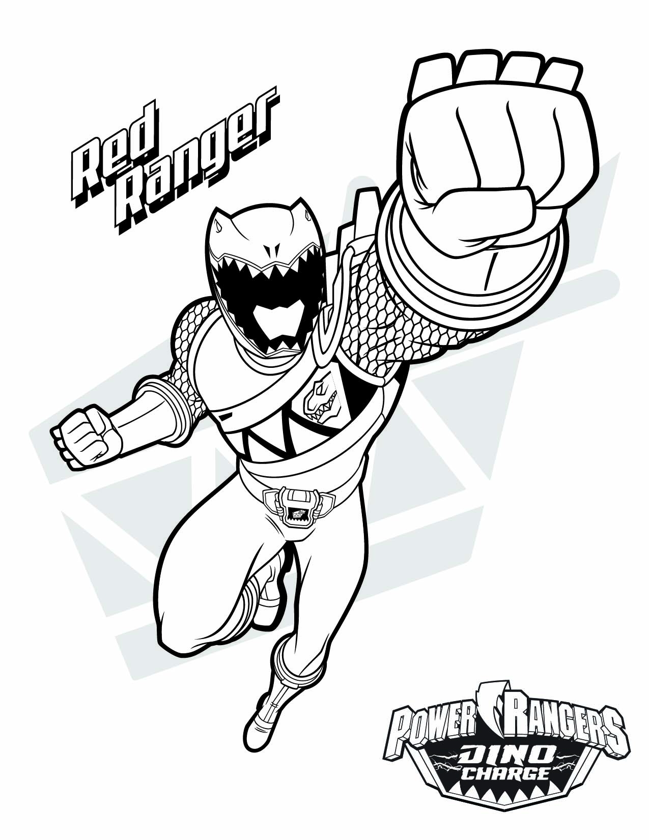 1275x1651 Best Of Power Rangers Dino Charge Coloring Pages Design Free