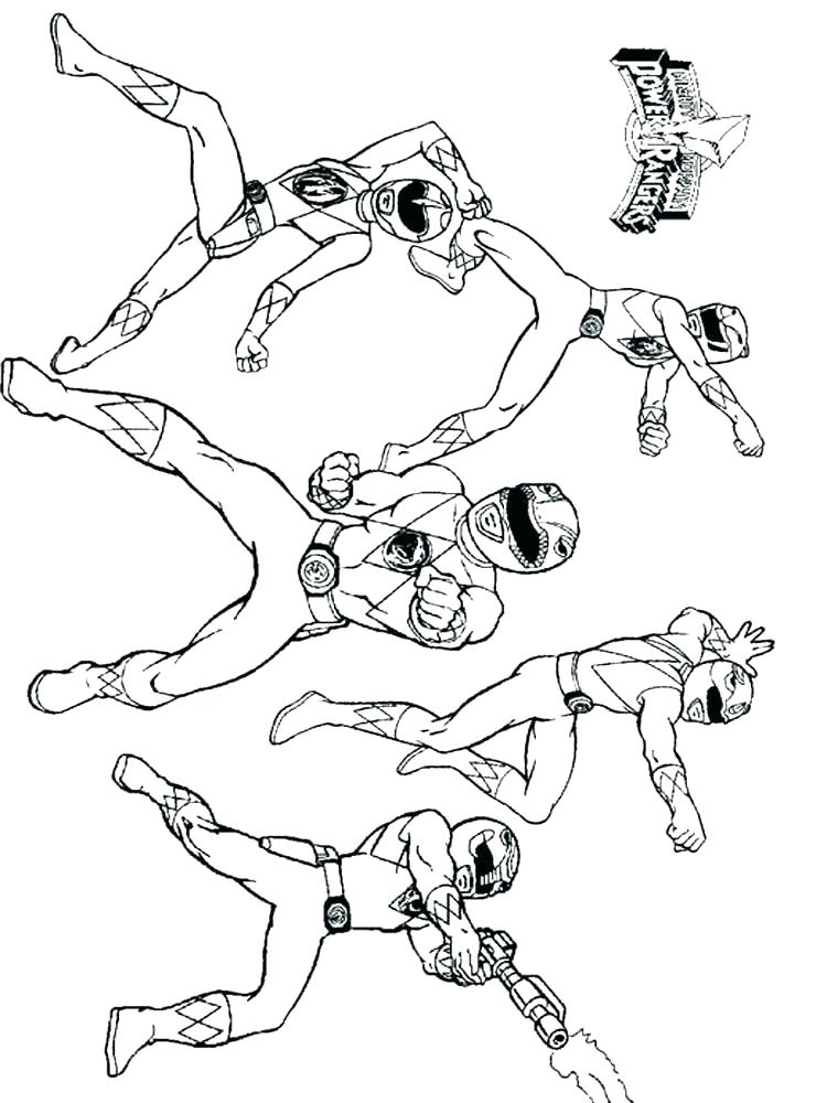 750x1000 Power Rangers Samurai Megazord Coloring Pages Jungle Fury Ranger