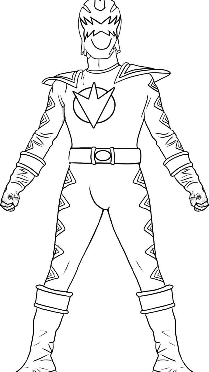 687x1224 Trendy Prsm Coloring Silver For Power Rangers Mighty Morphin Pages